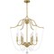 Quoizel Sunday Chandelier 6 Lights Aged Brass SDY5028AB - alternate 1